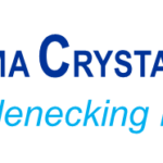 Logo for Pharma Crystallization Summit with the text "Debottlenecking Drug Development" and a hexagonal design.