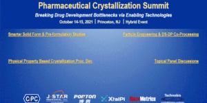 Pharmaceutical crystallization summit.